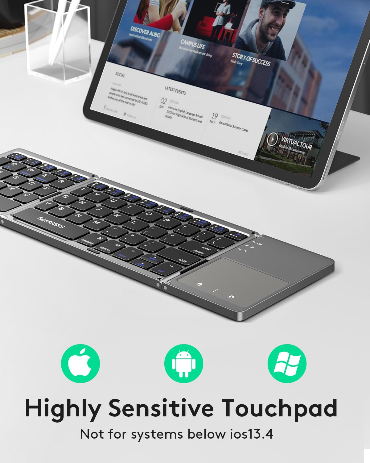 Pocket key | Universal Foldable Wireless Bluetooth Keyboard