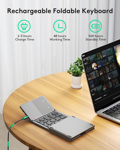 Pocket key | Universal Foldable Wireless Bluetooth Keyboard